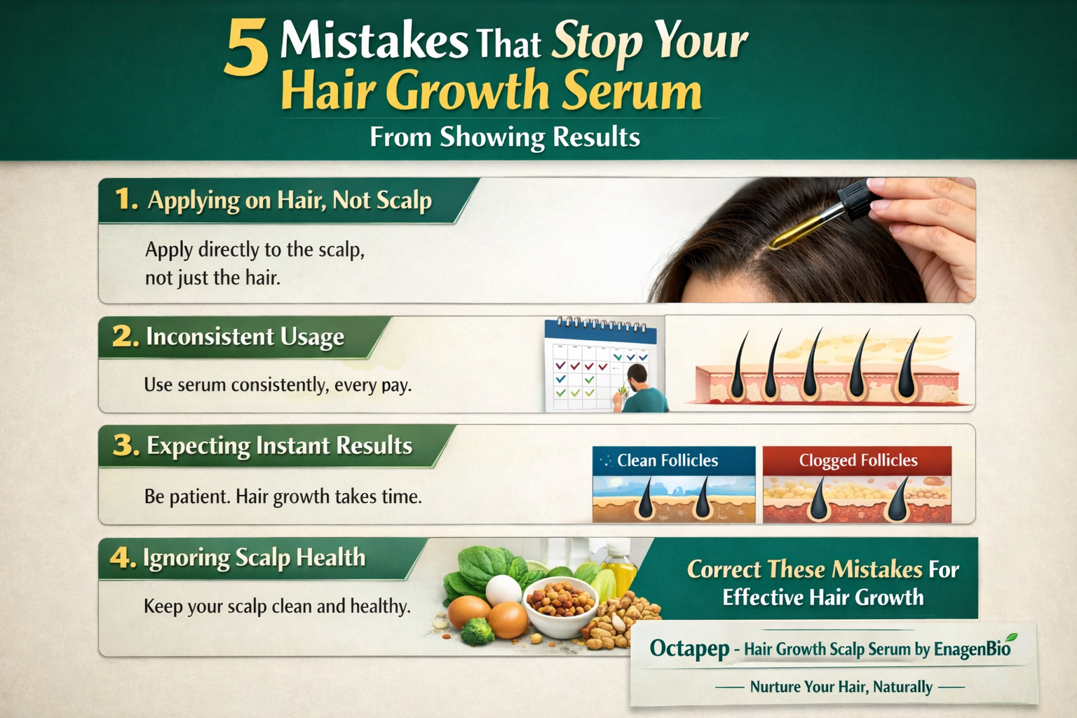 5 Mistakes That Stop Your Hair Growth Serum from Showing Results