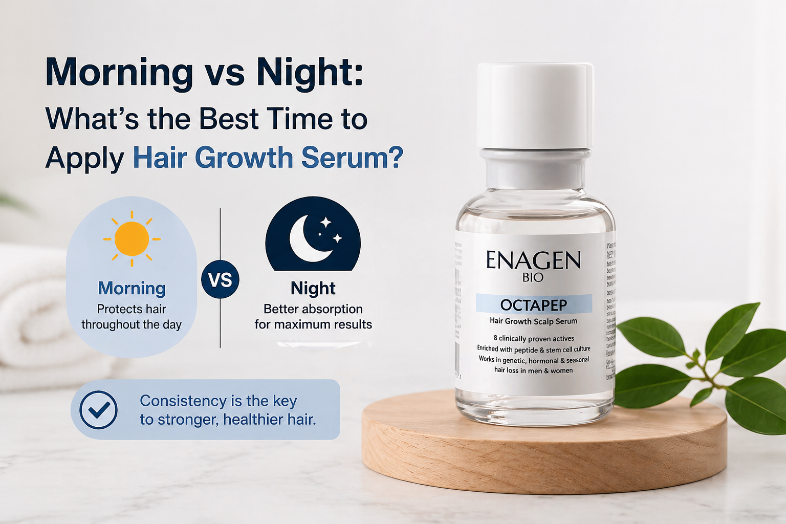 Morning vs Night: What’s the Best Time to Apply Hair Growth Serum?
