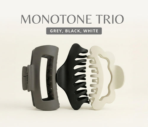 Flexi Clips – Compressible Claw Clips (Pack of 3)