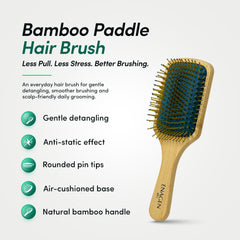 Bamboo Paddle Hairbrush