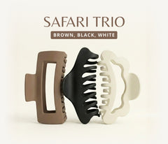 Flexi Clips – Compressible Claw Clips (Pack of 3)