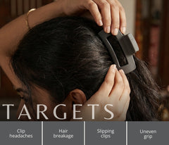 Flexi Clips – Compressible Claw Clips (Pack of 3)