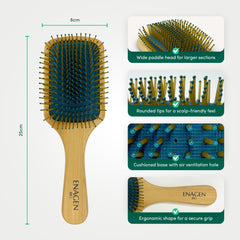 Bamboo Paddle Hairbrush