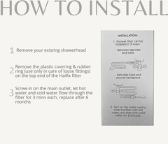 HAIRx Filter - Water Softening Device