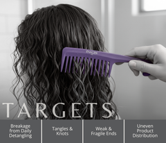 Wide-Tooth Shower Comb