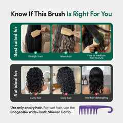 Bamboo Paddle Hairbrush