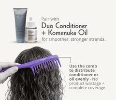 Wide-Tooth Shower Comb