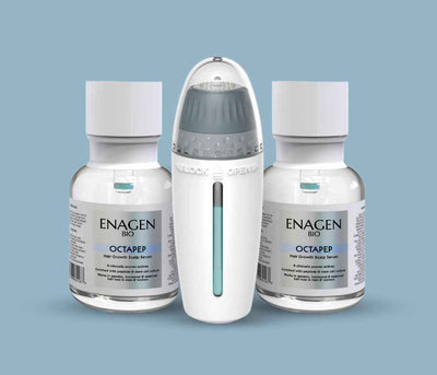 2 Octapep Hair Growth Serum + 1 NanoInfuser Dermastamp Combo