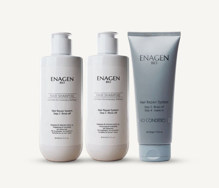 2 shampoo + 1 conditioner
