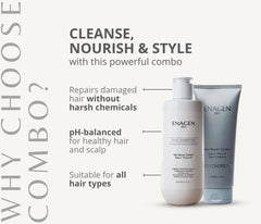 Why choose the combo: cleanse, nourish and style with one routine