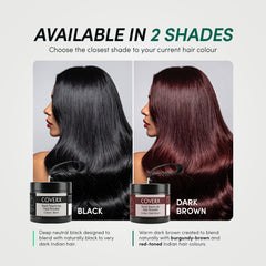 Available in Black and Dark Brown