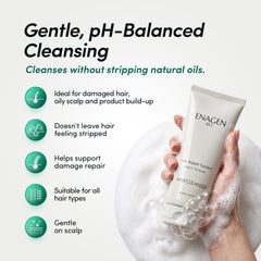 Cleanses without stripping natural oils
