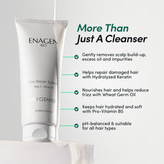 More than just a cleanser: repair and frizz control