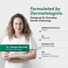 Formulated by dermatologists for everyday gentle cleansing