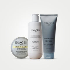 Enagen Bio Hair Repair System three-step kit in Limited Anniversary Edition packaging