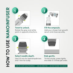 How to use the NanoInfuser in four steps