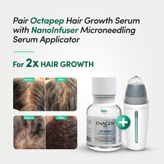 Pair Octapep with the NanoInfuser for 2x hair growth
